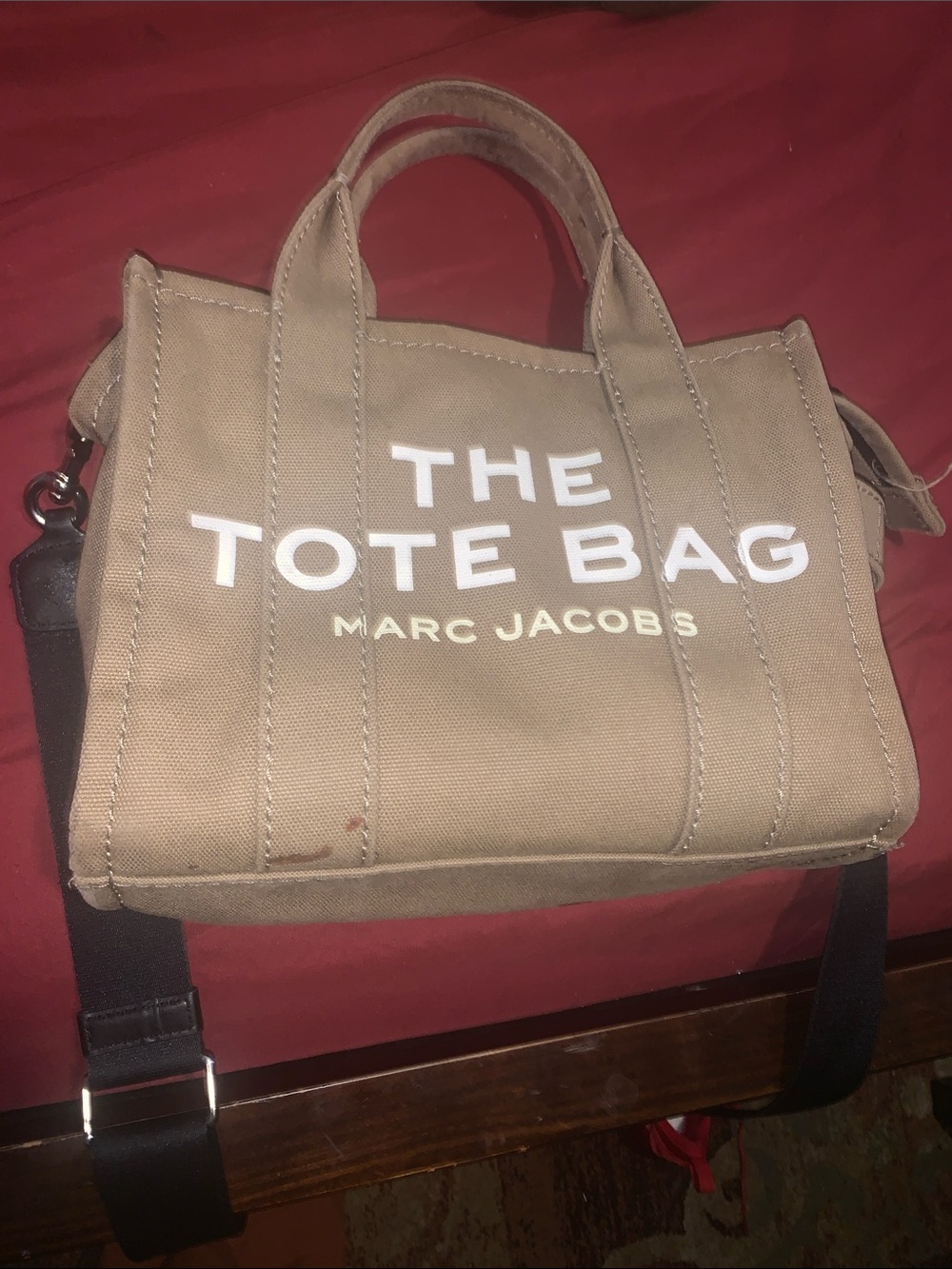 Marc Jacobs Beige Canvas 'The Tote Bag' Messenger